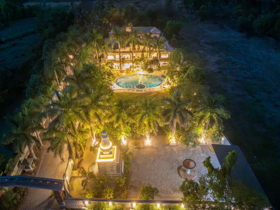Outdoor living space at Vanilla Estate Lonavala